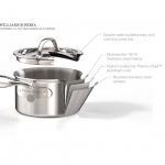 Thermo-Clad™ Brushed Stainless-Steel 7-Piece Cookware Set