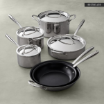 Signature Thermo-Clad™ Stainless-Steel Nonstick 10-Piece Cookware Set
