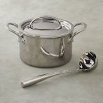 Signature Thermo-Clad™ Stainless-Steel 4-Qt. Soup Pot & Stainless-Steel Classic Ladle