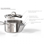 Signature Thermo-Clad™ Stainless-Steel 4-Qt. Soup Pot & Stainless-Steel Classic Ladle