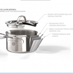 Signature Thermo-Clad™ Stainless-Steel 10-Piece Cookware and 8-Piece Tools Set