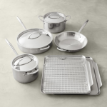 Thermo-Clad Stainless Steel 10-Piece Ultimate Cookware and Ovenware Set