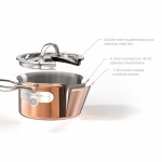 Thermo-Clad™ Copper Soup Pot, 4-Qt.