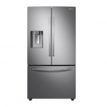 28 cu. ft. 3-Door French Door, Full Depth Refrigerator with Dual Ice Maker in Stainless Steel