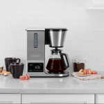 PUREPRECISION™ 8 CUP POUR-OVER COFFEE BREWER WITH GLASS CARAFE