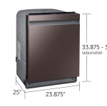 Smart BESPOKE Linear Wash 39dBA Dishwasher in Fingerprint Resistant Tuscan Stainless Steel