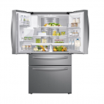 28 cu. ft. 4-Door French Door Refrigerator with 21.5” Touch Screen Family Hub™ in Stainless Steel