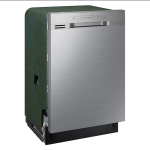 Front Control 51 dBA Dishwasher with Hybrid Interior in Stainless Steel