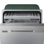Front Control 51 dBA Dishwasher with Hybrid Interior in Stainless Steel
