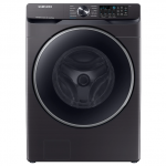 5.0 cu. ft. Extra-Large Capacity Smart Front Load Washer with Super Speed Wash in Brushed Black