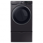 7.5 cu. ft. Smart Electric Dryer with Steam Sanitize+ in Brushed Black