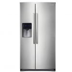 25 cu. ft. Side-by-Side Refrigerator with In-Door Ice Maker in Stainless Steel