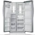 25 cu. ft. Side-by-Side Refrigerator with In-Door Ice Maker in Stainless Steel