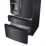 25 cu. ft. 4-Door French Door Refrigerator in Black Stainless Steel