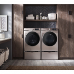 4.5 cu. ft. Smart Front Load Washer with Super Speed in Champagne