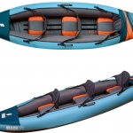 TAHE Beach LP3 Tandem Inflatable Kayak with Paddles