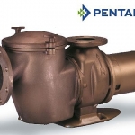 Pentair C Series Standard Efficiency Commercial Bronze Pump with Strainer | 3 Phase | 200-208V 5HP | CMK-50 | 347940