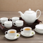 Set of 14 pieces Minh Chau porcelain teapot MC-BAT02