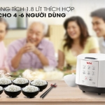1.8 liter electronic rice cooker RK732168 