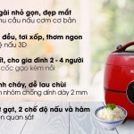 Kangaroo rice cooker 1.2 liters KG822 red