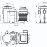 CaliMar Variable Speed Pool Pump | 1.5HP | CMAR15VS1.5