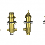 FOUR-HOLE ROMAN TUB FILLER ROUGH-IN