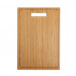 Organic Solid Bamboo Cutting Board for Kitchen Sink 17.5