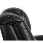 Trailblazer Gray Leather Power Recliner