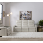 Echo Pearl Leather Power Reclining Sofa