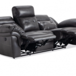 Navigator Gray Manual Reclining Sofa