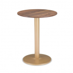 Tyrell Brown & Gold Bistro Table