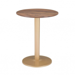 Tyrell Brown & Gold Bistro Table