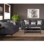 Virgo Charcoal Sofa