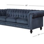 Annette Navy Sofa