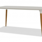 Cyrus 63'' Ivory & Oak Dining Table