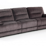 Pacifica Gray Power Reclining Sofa