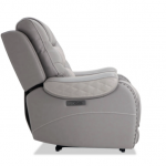 Walker Leather Gray Power Recliner