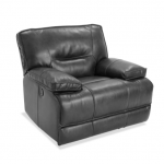 Pacifica Breathable Slate Power Recliner