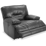 Pacifica Breathable Slate Power Recliner