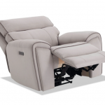 Contempo Gray Power Recliner