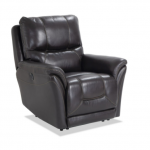 Turbo Brown Leather Power Recliner