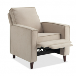 Jessie Beige Push Back Recliner