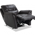 Turbo Brown Leather Power Recliner