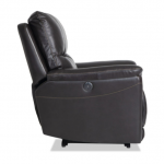 Turbo Brown Leather Power Recliner