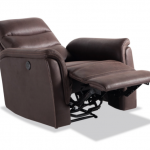 Forte Brown Power Recliner