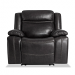 Trailblazer Gray Leather Power Recliner