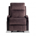 Quinn Chocolate Lay-Flat Power Recliner