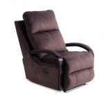 Quinn Chocolate Lay-Flat Power Recliner