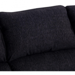 Calvin Onyx Black Sofa