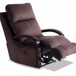 Quinn Chocolate Lay-Flat Power Recliner